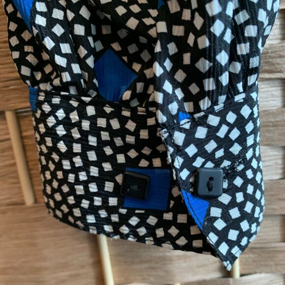 Vintage Tanjay Patterned Blouse - Picture 6 of 6